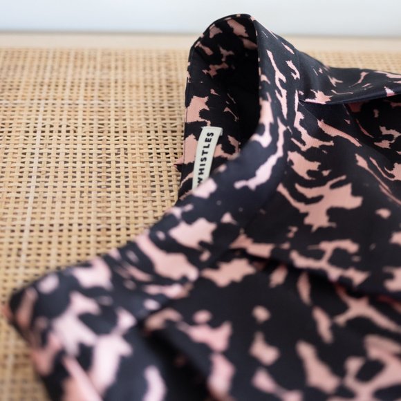 Whistles Satin Midi Skirt - Picture 3 of 3